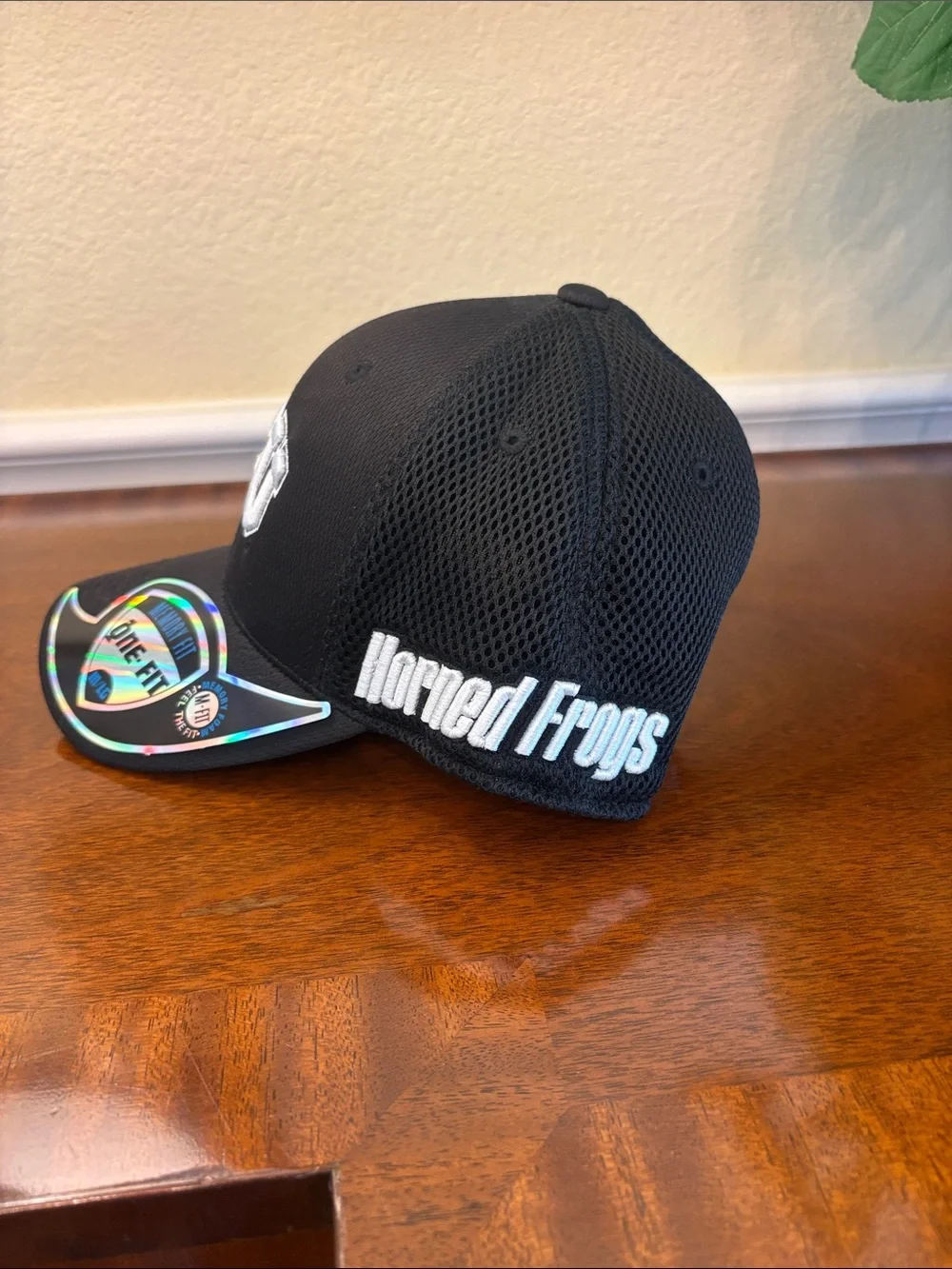 TCU Kids Black Baseball Cap with Memory Fit